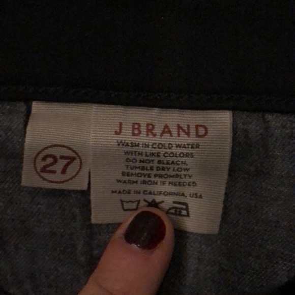J BRAND Black Skinny Mid-Rise Jeans Sz 27 - Picture 6 of 7